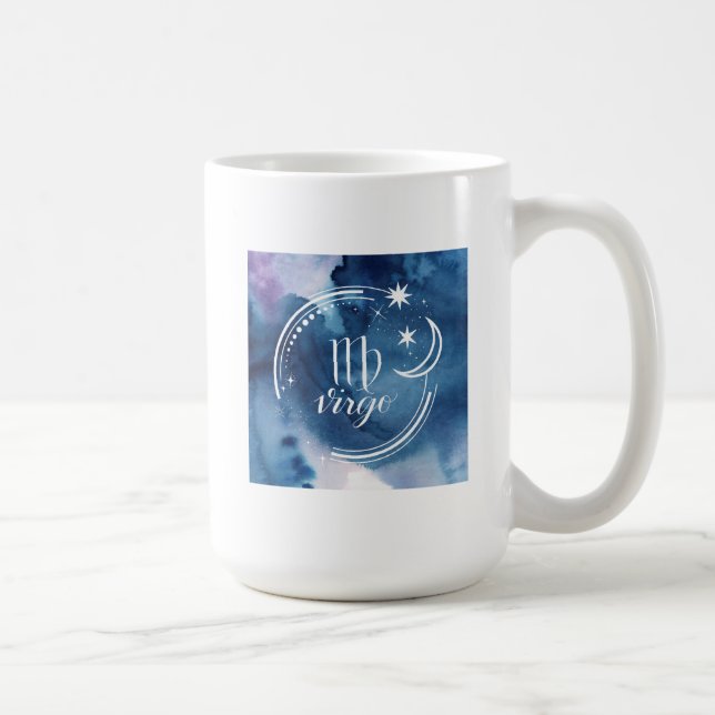 Mug Astrologie de l'aquarelle - Virgo (Droite)