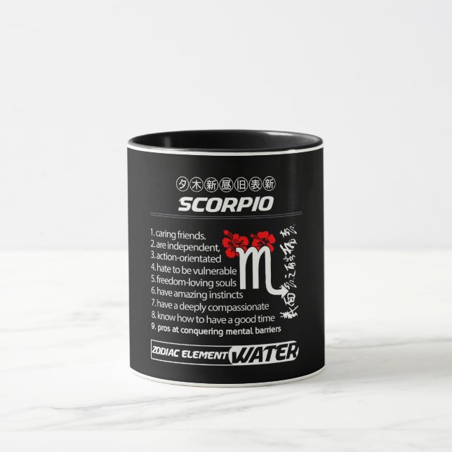 Mug Astrologie/ Signal Zodiaque//Scorpio (Centre)