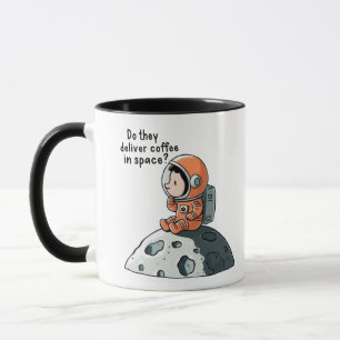 MUG ASTRONAUT CAFÉ MUSINES DANS L'ESPACE
