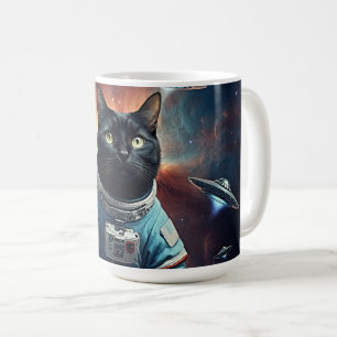Mug Astronaut de chat galactique