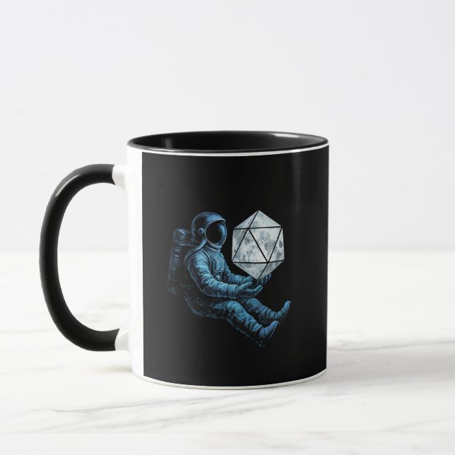 Mug Astronaut with Moon Dice (Gauche)