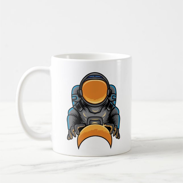 Mug Astronaute Contrôle l'Espace (Gauche)