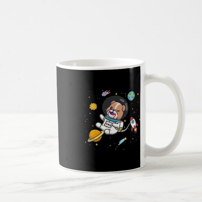 Mug Astronaute de Bulldog (Droite)