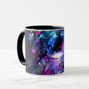Mug Astronaute de l'espace étoilé couleur