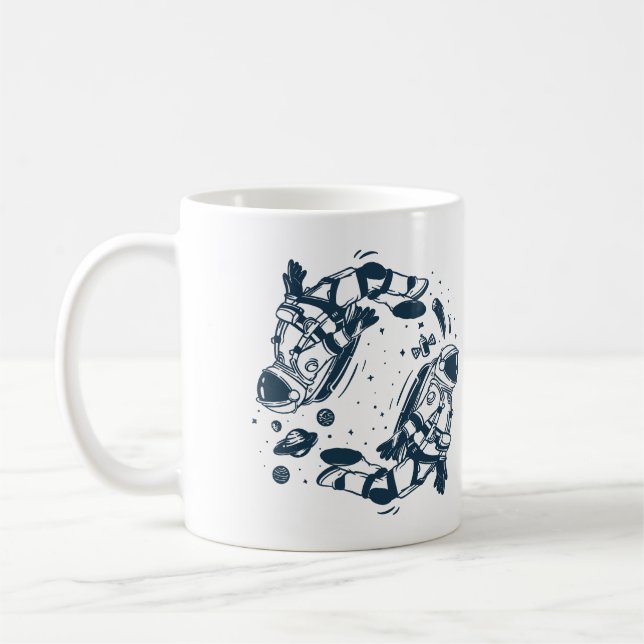Mug Astronaute de Yin Yang (Gauche)