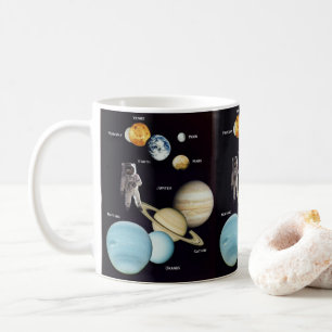 Mug Astronaute des planètes spatiales