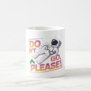 Mug Astronaute Flottant dans l'Espace Aventure Cosmiqu