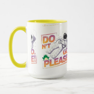 Mug Astronaute Flottant dans l'Espace Aventure Cosmiqu