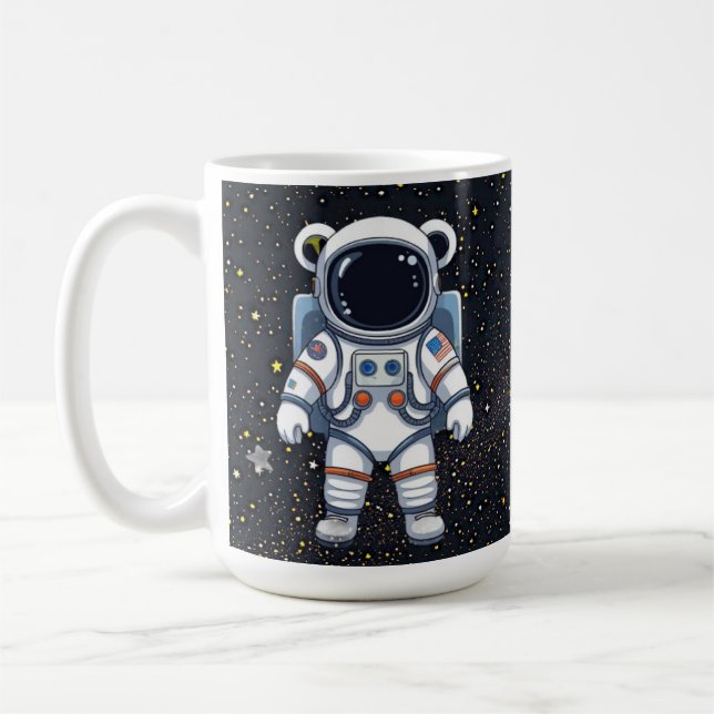 Mug Astronaute Ourson sous les étoiles (Gauche)