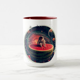 Mug Astronaute Pastèque Espace