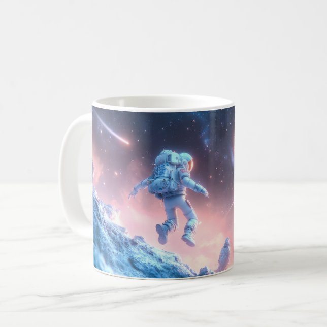 Mug Astronaute sauteur (Devant gauche)