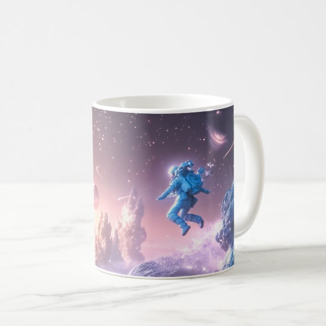 Mug Astronaute sauteur (Devant droit)