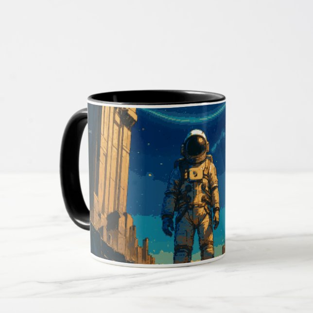 Mug Astronaute sous la porte céleste (Devant gauche)