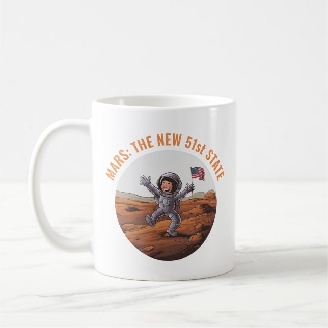 Mug Astronaute sur Mars (Gauche)