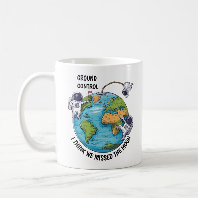 Mug Astronautes en flottant (Gauche)