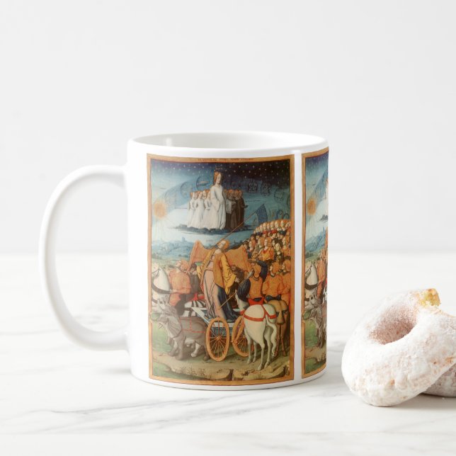 Mug Astronomie céleste vintage Puissance des cieux (Avec donut)