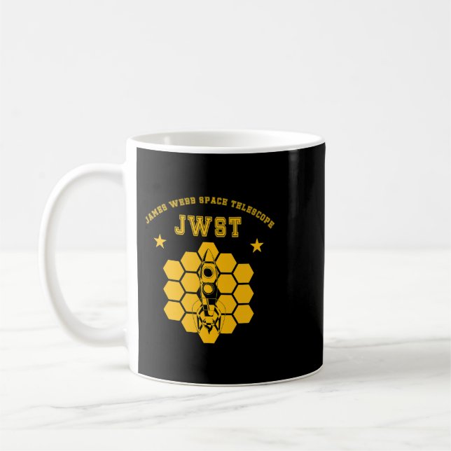 Mug Astronomie Lover James Webb Télescope Spatial JWST (Gauche)