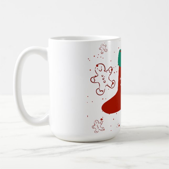 Mug Atelier de Craft Dodo Chaussette de Noël Mignonne  (Gauche)
