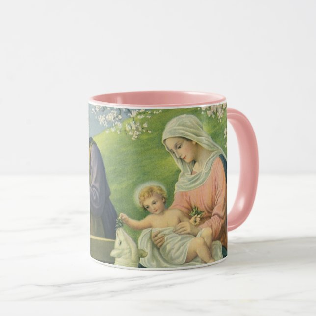 Mug Atelier de Joseph avec Marie et l'Enfant Jésus (Devant droit)