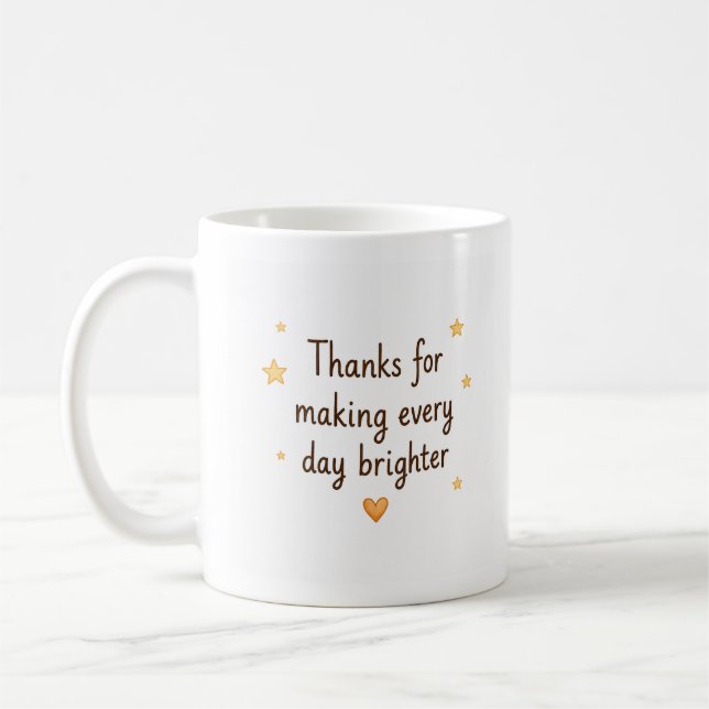 Mug Atelier Soleil Nuages Dorés Cozy (Gauche)