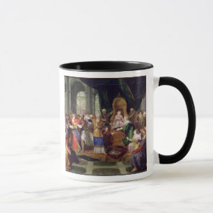 Mug Athaliah a expulsé du temple, c.1697 (huile dessu