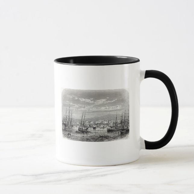 Mug Athènes : vue générale de Le Pirée, (Droite)