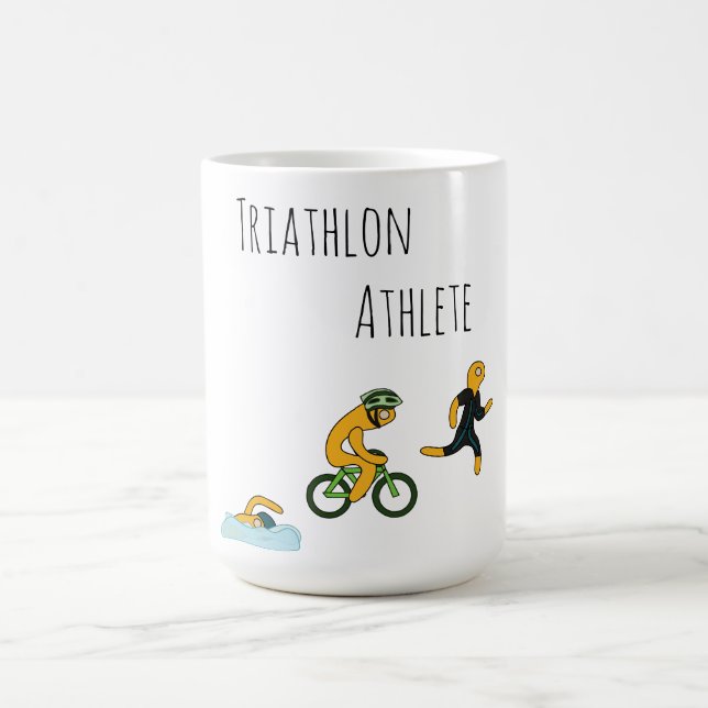 Mug Athlète de triathlon (Centre)