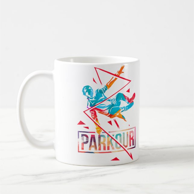 Mug Athlètes Extrêmes de Parcours Cool Parcouring (Gauche)
