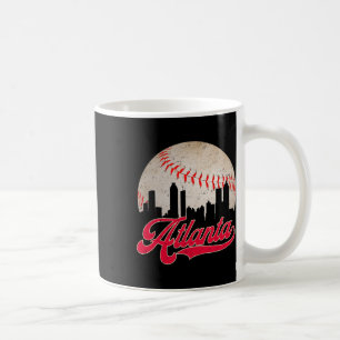Mug Atlanta Vintage Bysebyll Tee Distressed Gameday Ré