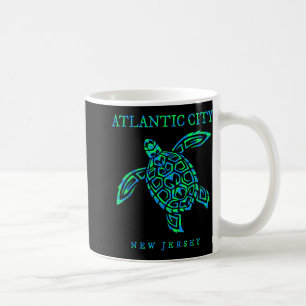 Mug Atlantic City New Jersey Tortue de mer Garçons Fil
