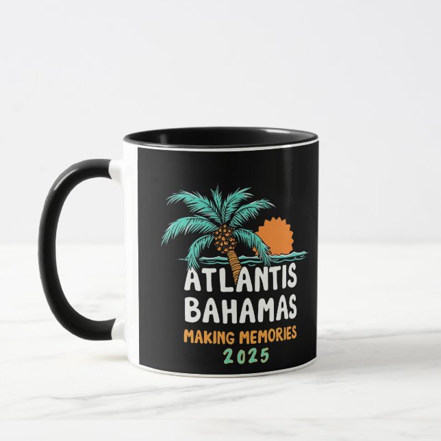 Mug Atlantis Bahamas Faire des souvenirs 2025 (Gauche)