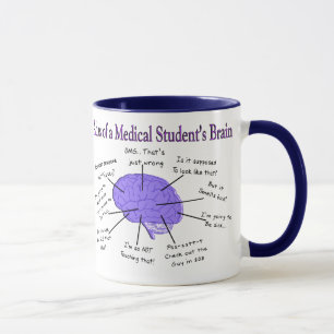 Mug Atlas d'un cerveau #2 de l'étudiant en médecine