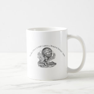 Mug Atlas gesticulé/citation de dette