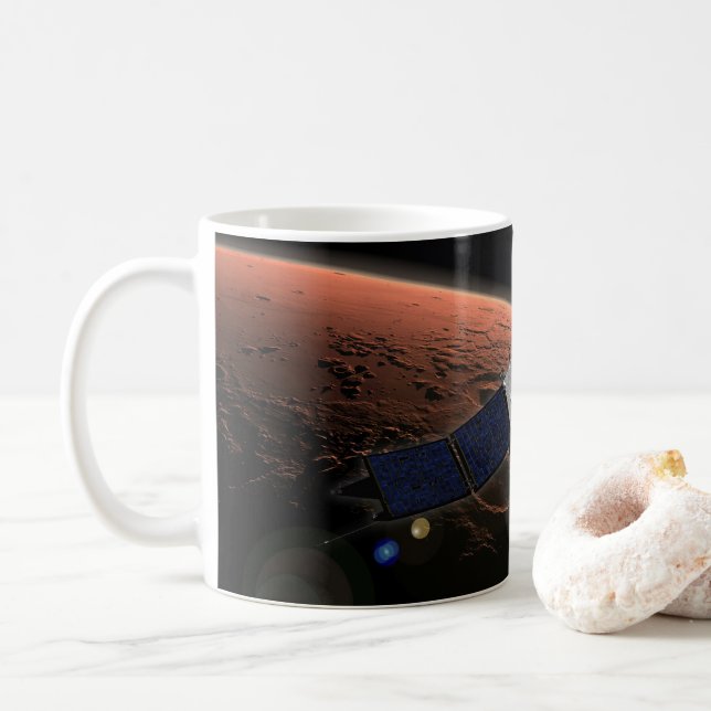 Mug Atmosphère Mars Et Mission D'Évolution Volatile. (Avec donut)