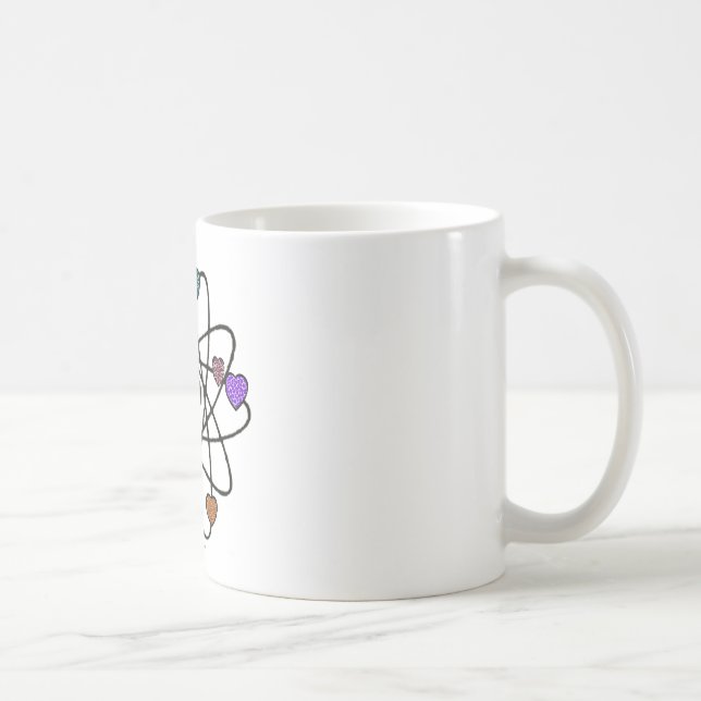Mug Atomic Saint-Valentin Cœurs Imprimés Léopard (Droite)