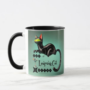Mug Atomique Futuriste Le Leaping Cat Lounge