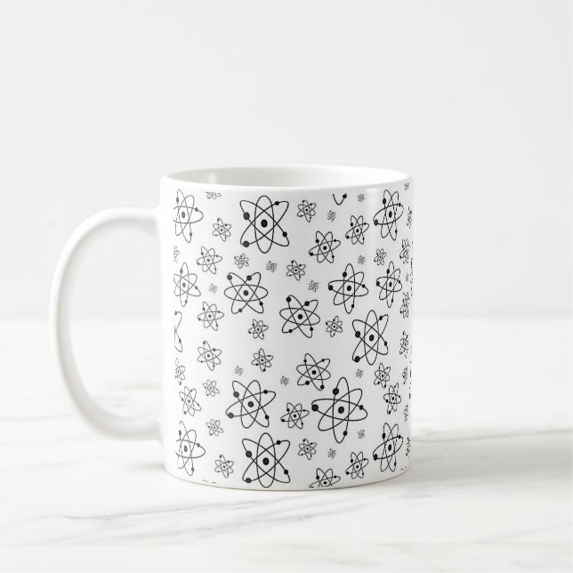 Mug Atoms Rétro Motif d'âge atomique (Gauche)