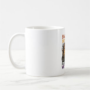 Mug Attachez-vous Papillon Sorcière Interrupteur Hallo