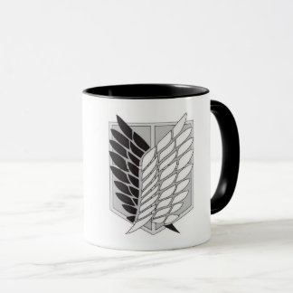 Mug Attack on Titan Scout Regiment Wings of Freedom Em
