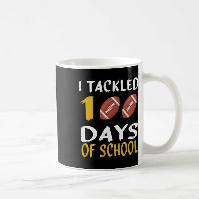 Mug Attaqué 100 Jours D'École 100E Jour De Foo D'École (Droite)