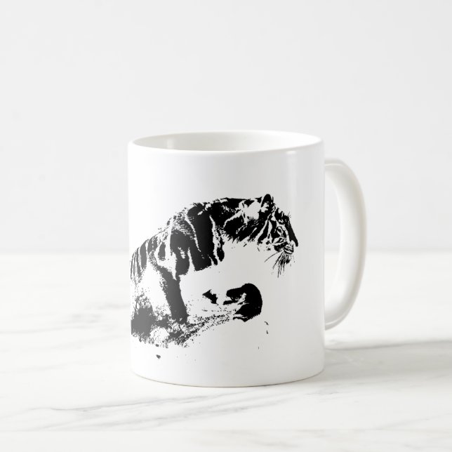 Mug Attaque au tigre (Devant droit)