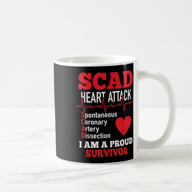 Mug Attaque Cardiaque Scad Cardiaque Spontanée Disques (Droite)