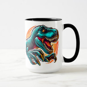 Mug Attaque de dinosaure épique préhistorique T-Rex