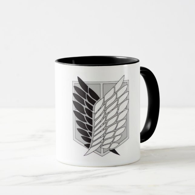 Mug Attaque des Titans Brigade d'exploration Ailes de  (Devant droit)