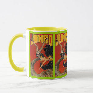 Mug ATTAQUEZ L'ÉLÉPHANT ENORME VINTAGE de ~ avec la