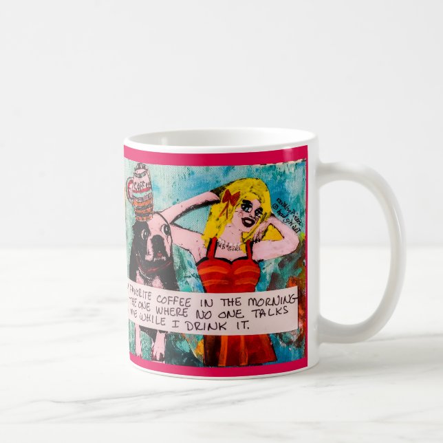 Mug Attaquez mon café préféré pendant le matin (Droite)