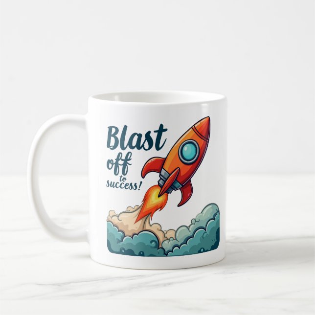 Mug Atteindre Le Succès - Stimulez Votre Ambition (Gauche)