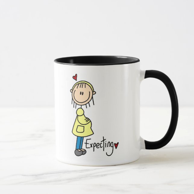 Mug Attendre des T-shirts et des cadeaux de bébé (Droite)