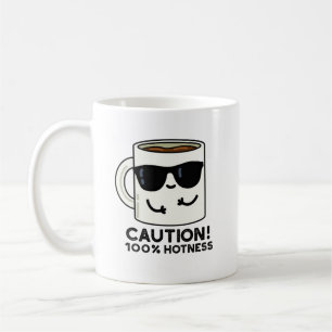 Mug Attention 100% Hotness Funny Coffee Pun