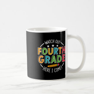 Mug Attention 4e année me voici Funny Back To S